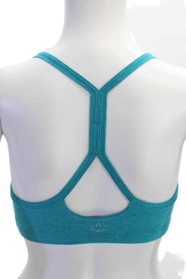 Beyond Yoga Women's Scoop Neck Athletic Workout Sport Bra Green Size S - Image 2 of 4