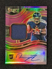 2020 Select Purple /49 Prizm Darrynton Evans RC Patch Auto Titans Appalachian