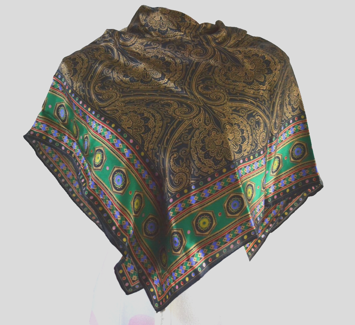 Vtg ECHO SILK Scarf 34