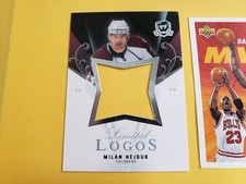 Milan Hejduk Colorado Avalanche 2007 - 2008 UD The Cup Limited Logos Blank Back