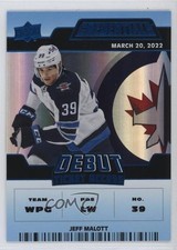 2022 Upper Deck Credentials Debut Ticket Access Blue 9/99 Jeff Malott #151 1kx2