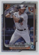 2024 Bowman Mega Box Chrome Mojo Refractor Jordan Westburg #42 10pj