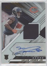 2022 Panini XR Rookie Swatch Auto 69/149 Velus Jones Jr #RSA-VJ Auto 0us4