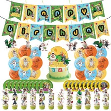 Booba Birthday Party Decoration Party Supplies Plate Cake Toppers Balloon Banner