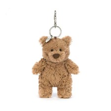 New Jellycat Barcelona Bear Keychain with dust Bag Charm Stuffed Toy Gift