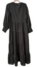 NWOT Gypsy Style Maxi Dress Size 14 Tier  Skirt Governess Steampunk Whitby #25  