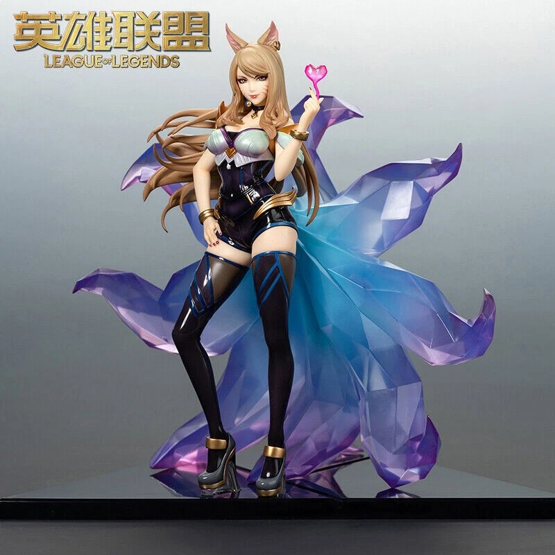 New 1/7 APEX LoL League of Legends K/DA AHRI Statue Figure Fox Official Version - Bild 4 von 4