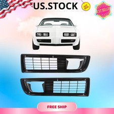 2pcs Front Bumper Grille For 1979-1981 Pontiac Firebird Trans Am Black Replaceme