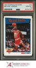 1991 HOOPS SLAM DUNK #IV MICHAEL JORDAN BULLS HOF PSA 10