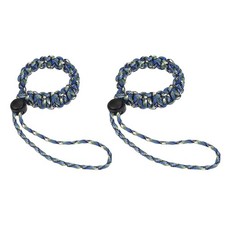 2pcs Camera Wrist Strap - Paracord Camera Hand Strap Lanyard, Blue/White/Green