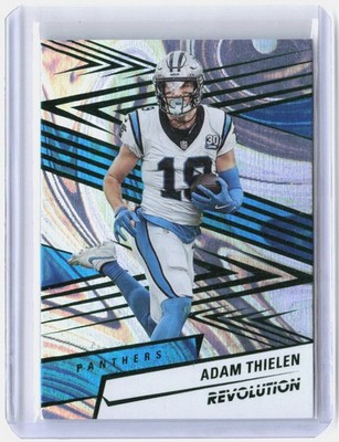 2025 Panini Revolution #107 Adam Thielen Green Swirl #/199