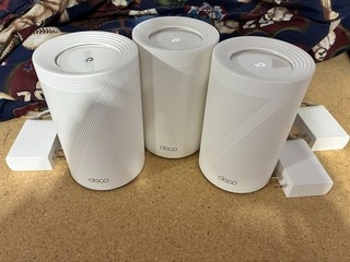 Sistema Wi Fi 7 de malla de orificio completo TP Link Deco BE10000 Paquete de 3 (Deco BE63)