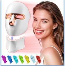 Tinkoola Red Light Therapy Mask for Face  Neck, LED Face Light Therapy,USB C