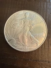 United States Silver American Eagle Liberty Dollar, 2000 Bullion 1 Oz Silver.999