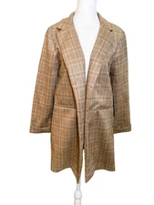 HAVE Long Sleeve Open Front Blazer Jacket size M NWT