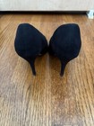 Aldo Stiletto High Heels Black Suede Size 6.5 Pointed Toe — photo 3