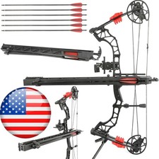 Archery Rapid Magazine Shooter 6 Arrow Holder Compound Recurve Hunting Target US