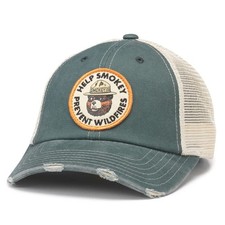 Smokey Bear Orville Adjustable Snapback Baseball Hat, Stone/Green (23001A-SBE...