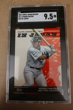 2021 Topps Edition #MIJ-3 Hideki Matsui NEW YORK NY YANKEES MLB IN JAPAN SGC 9.5