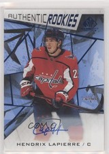 2021-22 Upper Deck SP Game Used Authentic Rookies Blue Hendrix Lapierre Auto 6pl