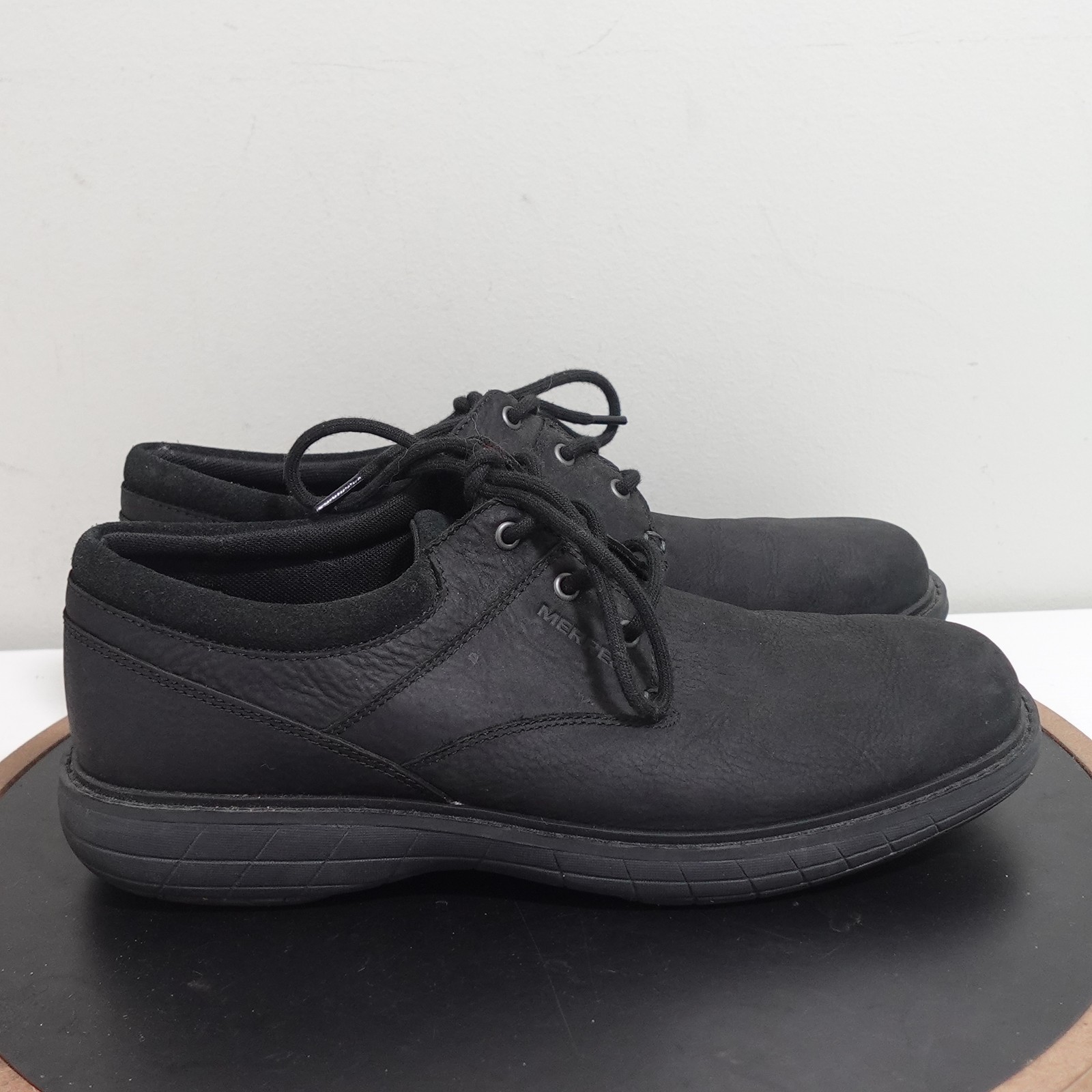 Scarpe Merrell uomo taglia 10 5 nere stringate comode da passeggio performance casual