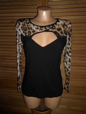 Shirt..Richarda M...Gr.38..Mehrfarbig..Leopard..Rundhals..Langarm..Sexy..wie Neu