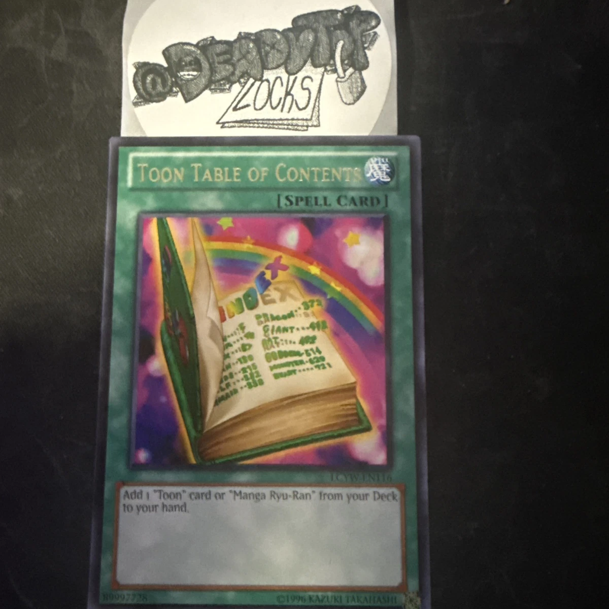 TCG Toon-Wwelt TOCH-DE054 Rare 1. Yugioh DE Edition