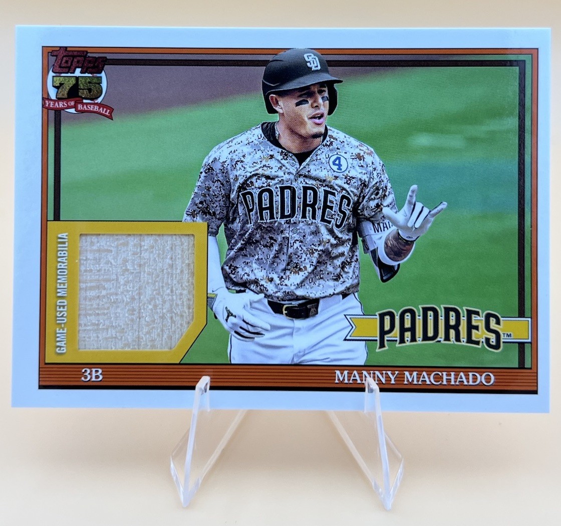 2026 Topps Series 1 Manny Machado 1991 Topps Baseball Relic #91R-MM Game-used
