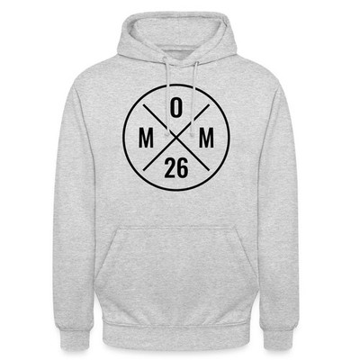 Mom 2026 Modernes Mama Logo Schwangerschaft Unisex Hoodie