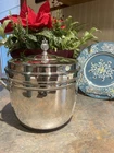 Vintage Gorham Silver Plate EP-YC499 Ice Bucket /Chiller with Milk Glass Liner