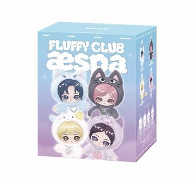 Authentic FLUFFY CLUB AESPA Series Blind Box Figures Toy Plush