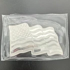 Sunshine Minting 1 oz .999 Fine Silver Bar American Flag Shape Bullion USA BU