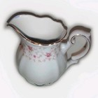 Mitterteich  German  Creamer,Sugar Bowl Lady Claire Tea Party PinkRose Gold Gilt — photo 5