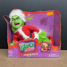 VTG DR. SUESS HOW THE GRINCH STOLE CHRISTMAS SINGING GRINCH 2000 - Ripped Box
