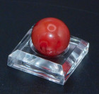 Vintage Glass Marble Small Red Brick Swirl M.F. Christensen? Akro? 0.55" ❤️-79 — photo 2