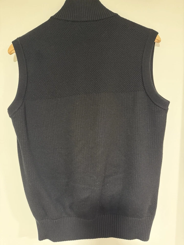 Auténtico Chaleco Tejido Híbrido CANADA GOOSE Para Hombre Chaqueta acolchada Negro Talla S Foto 2 de 4