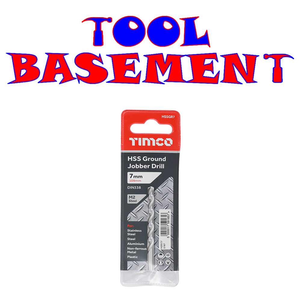 Timco Ground Jobber Drills - HSS M2 7.0mm - HSSGR7