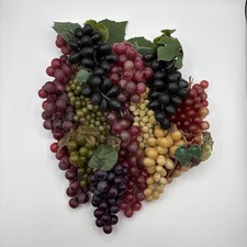 Large Lot Artificial Grape Clusters Wine Kitchen Decor Farmhouse Craft