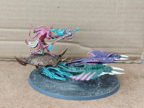 Warhammer 40k AOS Chaos Daemons Fateskimmer Herald of Tzeentch - Nicely Painted! - Afbeelding 3 van 5