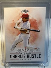 2020 Leaf Charlie Hustle Pete Rose #01 Baseball Card | Cincinnati Reds Legend |