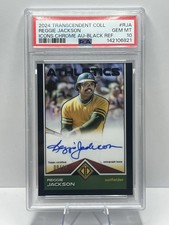 2024 Topps Transcendent Reggie Jackson Icons Auto /10 PSA 10