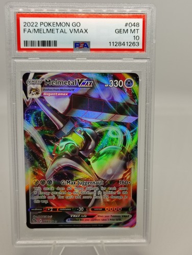 Pokémon TCG Pokémon Melmetal VMAX Melmetal Ultra Rare Holo - PSA10