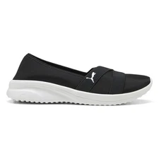PUMA Adelina 2 Slip On  Womens Black Flats Casual 40023601