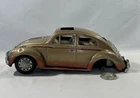 Bandai VW Volkswagen Beetle Battery Operated Car 14" Long For Parts Or Repair