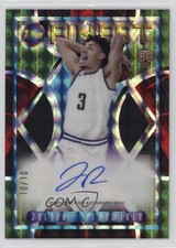 2023 Topps Finest Red & Black Geometric Refractor /10 Julian Strawther Auto 4f5