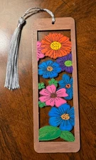 Hand painted Floral Bookmarks