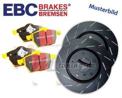 EBC Black Dash Bremsscheiben & Beläge vorne für Chrysler Crossfire :: 03 >> 08