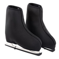 Thermal Skate Covers,Insulated Warm Boot Covers for Ice Large, Black