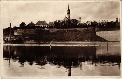 PC ESTONIA NARVA PANORAMA REAL PHOTO POSTCARD (a73586)