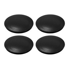 4Pcs Snug Plugs, Rubber Hole Plugs Fit 50mm (1.97 Inch) Hole Dia. Black